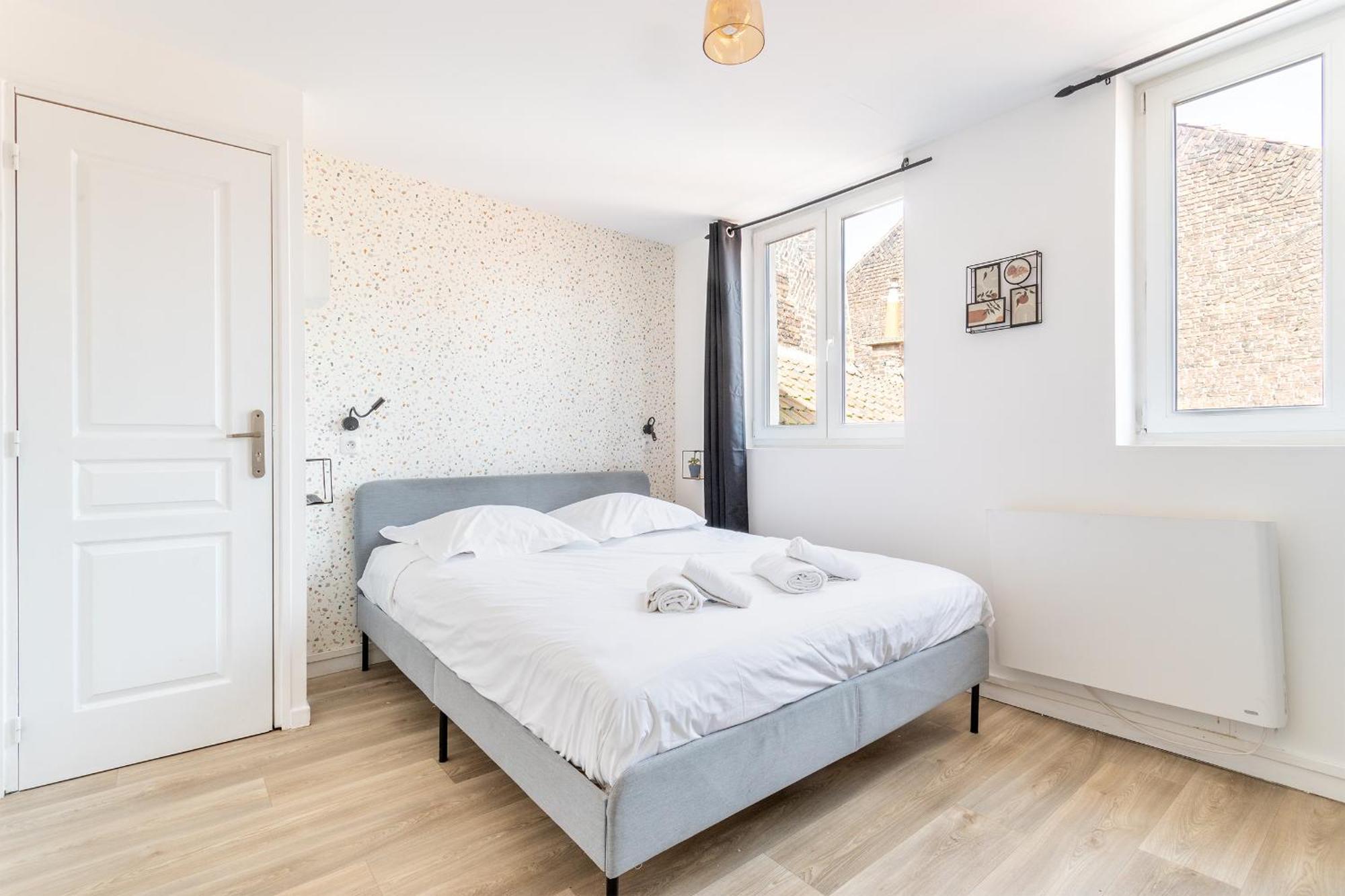 S&K Suite Grande Rue Roubaix - Chambre Spacieuse Et Sdb Privee - Netflix Et Cuisine Buitenkant foto